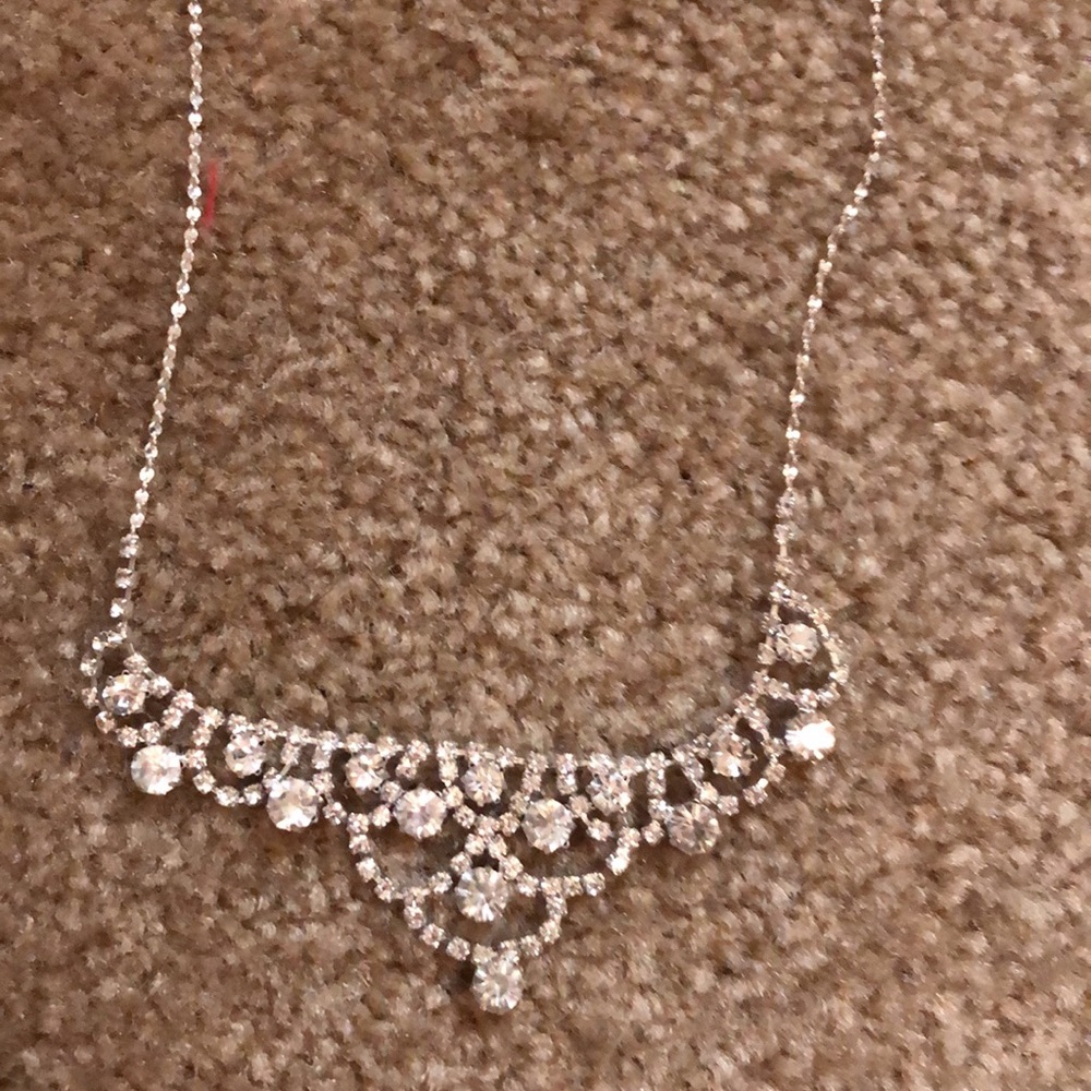 Juniors girls Jeweled head band and necklace - Picture 3 of 3